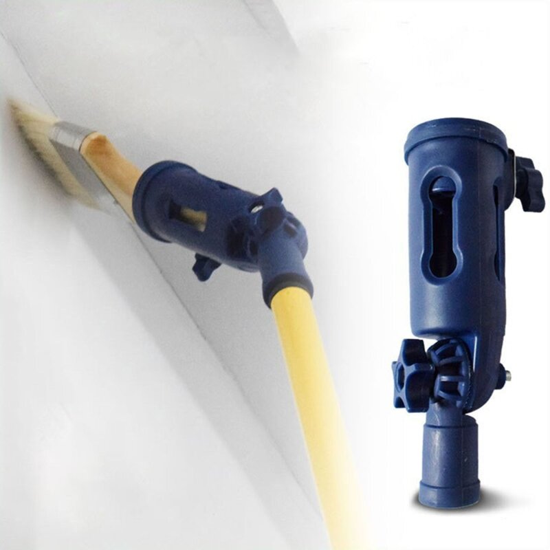 Brush Extender Paint Roller Extension Pole Clamping Tool Telescopic Rod Paint Handle Tool For Painting The Ceiling B03e