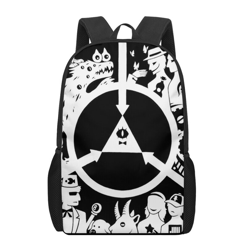 Scp Special Containment Printing Children's Backpacks Students Children Boys Girls School Bags Shoulder Large Capacity Backpack