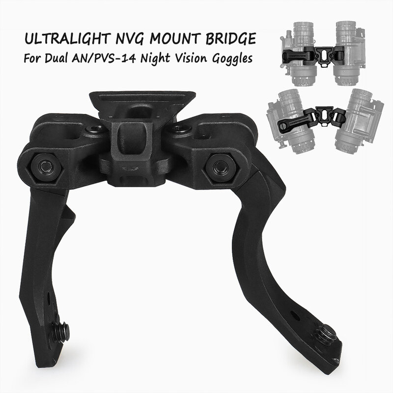 PVS-14 Night Vision Bridge con campo visivo regolabile da utilizzare con L4G24/L4G19/NS39/AKA2 e altri supporti per dumper