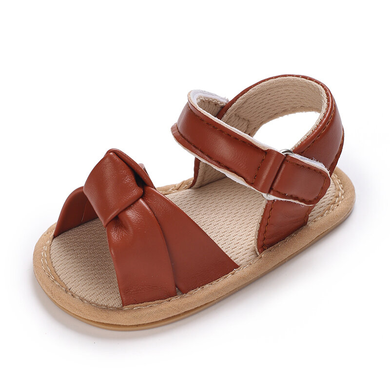 Zapatos cómodos para caminar para bebé, sandalias antideslizantes de suela suave, resistentes al desgaste, para niñas de 0 a 18 meses