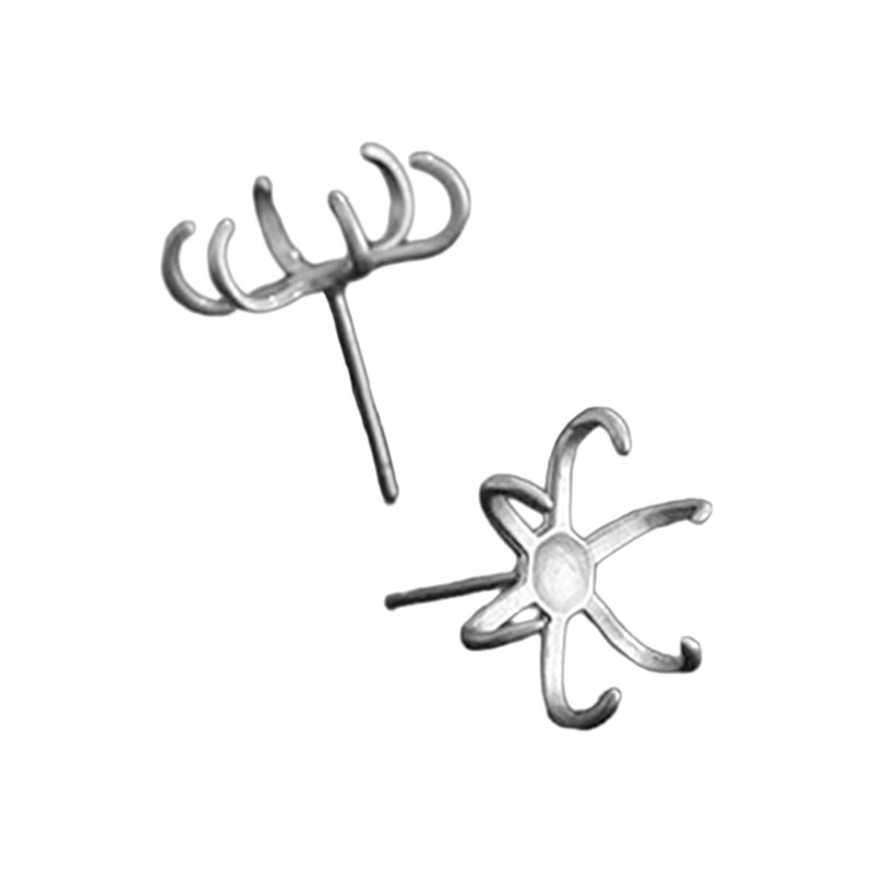Silver/Gold Ear Studs Empty Support for Earrings Settings DIY Jewelry Making