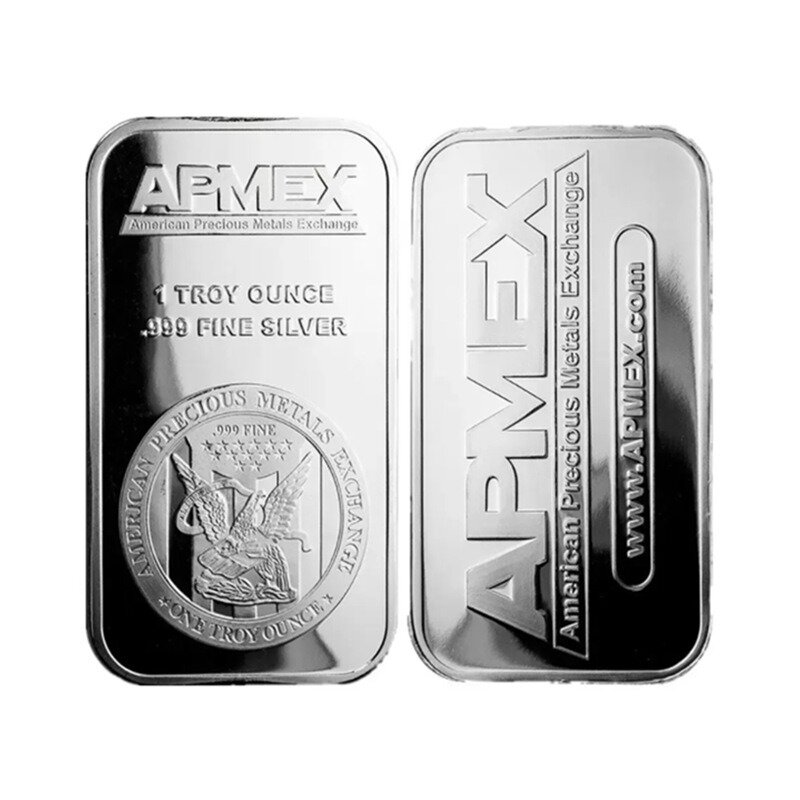 APMEX Silver Bar 1 oncia troy 999 argento lingotti americani decorazioni per la casa per regali souvenir