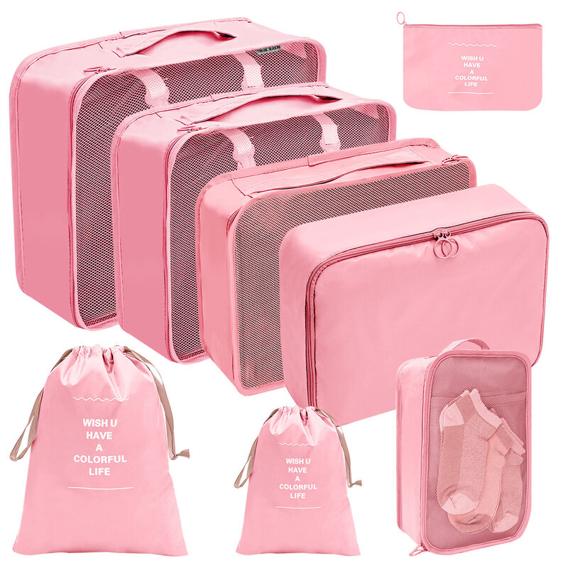 Set di borse per bagagli da viaggio borsa per riporre i bagagli scarpe per abbigliamento borsa da viaggio per bagagli