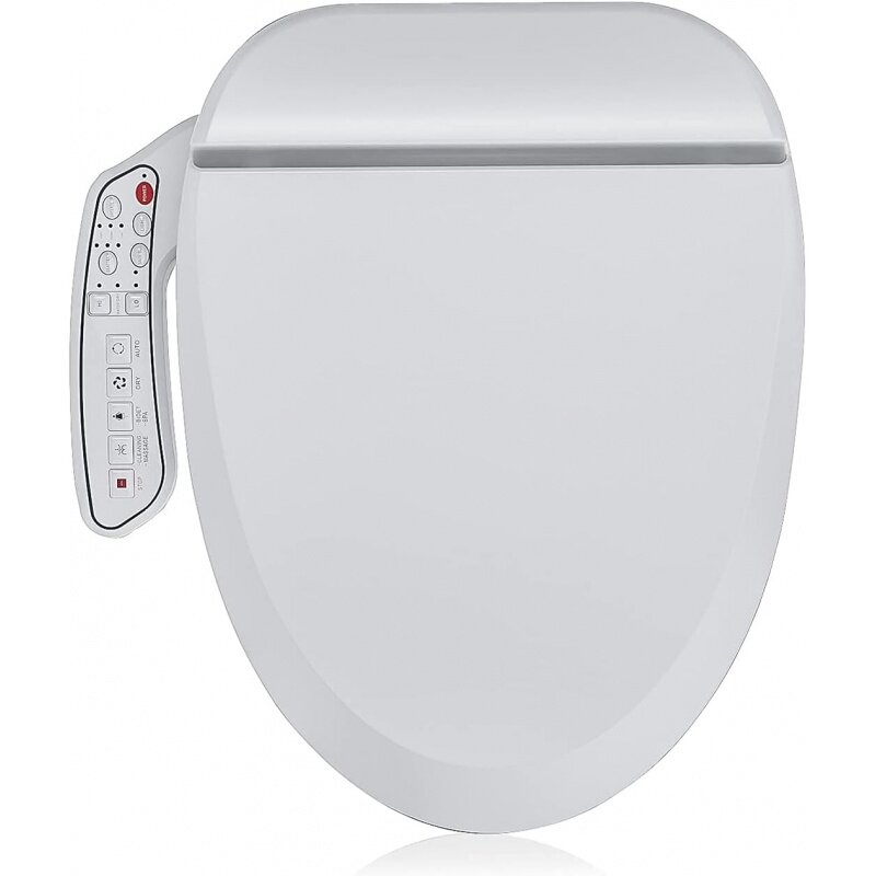 ZMJH ZMA102 Bidet Toilet Seat, Elongated Smart Unlimited Warm Water, Wash, Electronic Heated, Warm Air Dryer, Rear and Fr