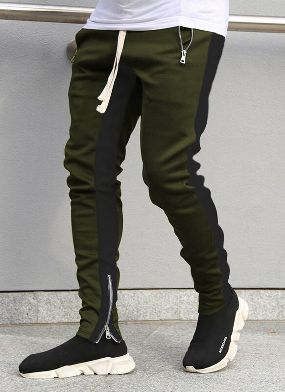 Nuovi pantaloni moda Casual da uomo abbigliamento sportivo pantaloni Skinny maschili palestre tute pantaloni Hip Hop Streetwear pantaloni sportivi K101