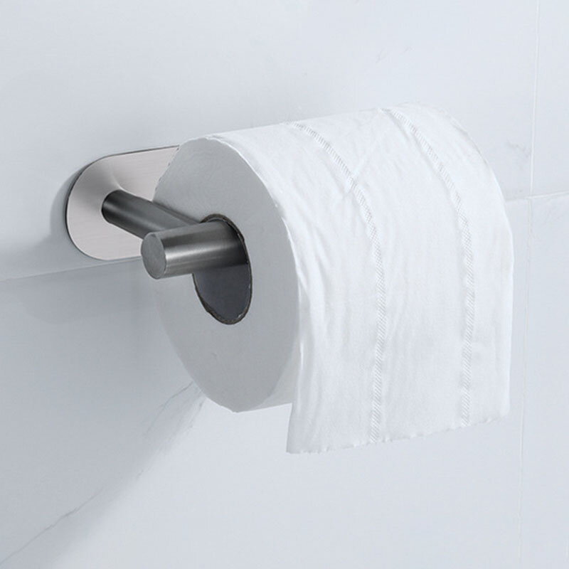 Czarny papier toaletowy ręcznik papierowy uchwyt ścienny ze stali nierdzewnej organizery uchwyt łazienka samoprzylepna bezdotykowa chusteczka