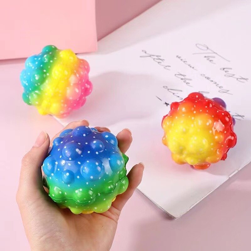 Bouncing Balls for Kids Sports Toys PU Foam Solid Porous Bounce Balls Extreme High Bouncing Anti Gravity Moon Ball Children Toys