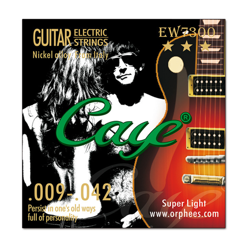 2022 heißer Verkauf EW Gitarre Teile Elektrische Gitarre Saiten Set Metall Rock Hexagonal Carbon Stahl Elektrische Gitarre String Sets Gitarre