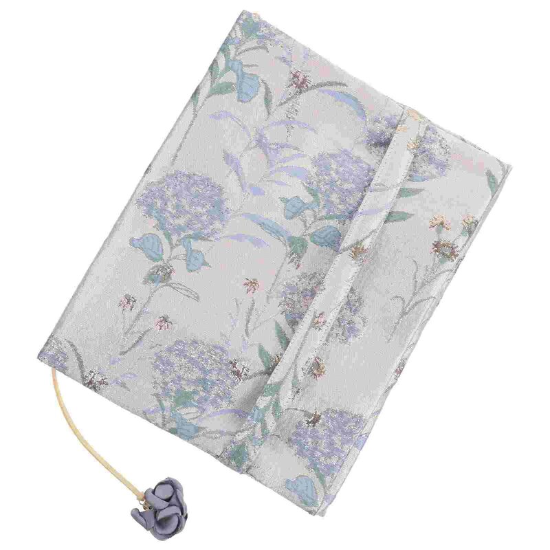 Copertine protettive per maniche per taccuini libri decorativi lavabili maniche da viaggio con cerniera in tessuto floreale