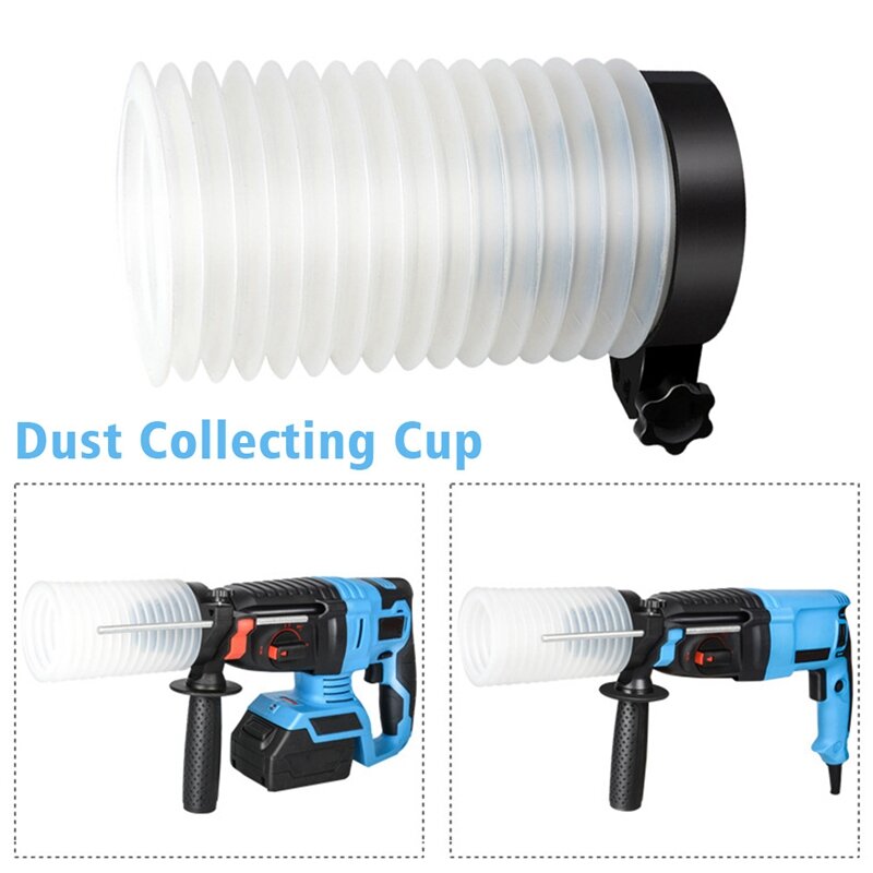 2X Dust Collecting Cup Electric Mallet Accessories Rubber Protective Universal Cover Dustproof Drill Durable Power Tool