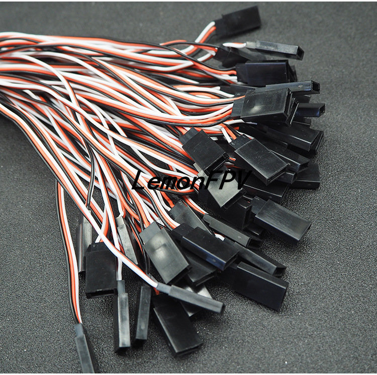 Cable de extensión de Servo plomo para RC Futaba JR, macho a hembra, 100mm/150mm/200mm/300mm, 10cm, 15cm, 20cm, 30cm, 50cm, 500 cm