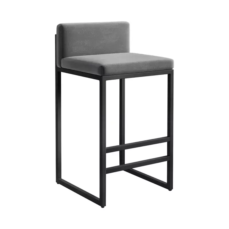 Барный стул Midcentury, кухонный современный ресепшн, одиночный парикмахерский барный стул, мягкая мебель для живой комнаты