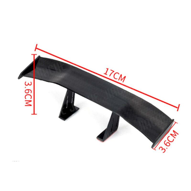 Car Rear Mini Spoiler Wing Motorcycle Small Model Canard Tail Winglet ABS Carbon Look For BMW For VW For Audi For Universal Car