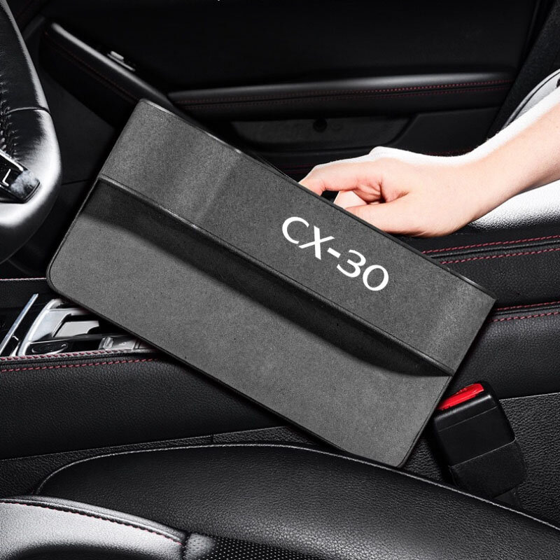 Car Seat Crevice Gaps Storage Box Seat Organizer Gap Slit Filler Holder For CX-30 CX30 Car Slit Pocket Storag Box
