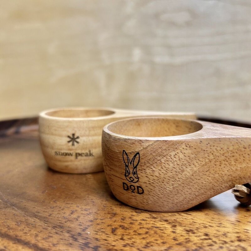 Mini tazza di legno tazza di acqua da campeggio tazza da viaggio all'aperto giapponese in legno di gomma legno di acacia tazza finlandese caffè retrò
