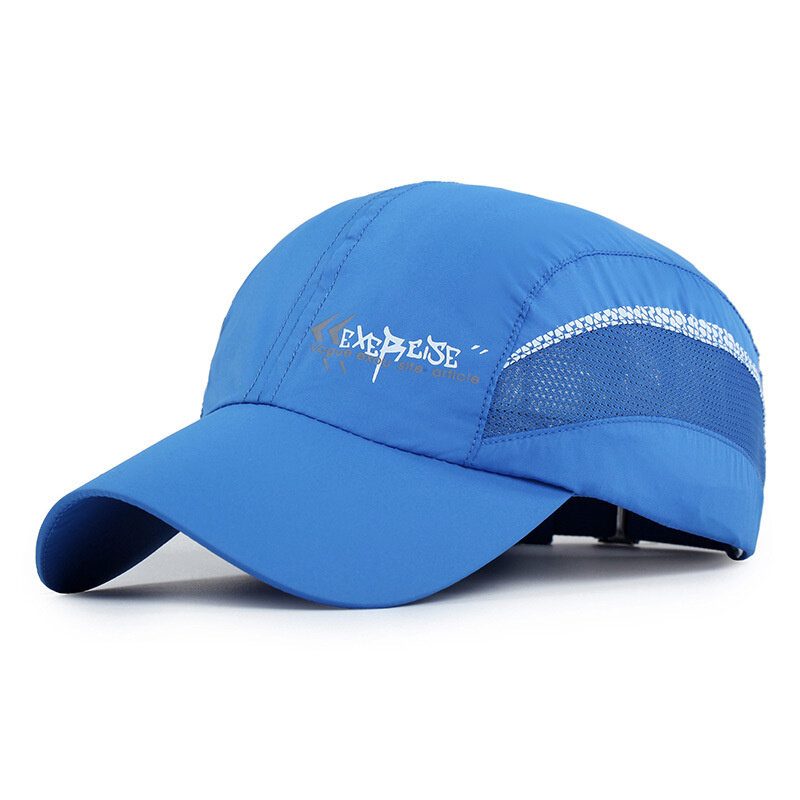 Topi Bisbol Topi Surya Pendingin Punggung Jaring Cepat Kering Topi Olahraga untuk Bersepeda Golf Topi Olahraga Luar Ruangan Memancing Lari