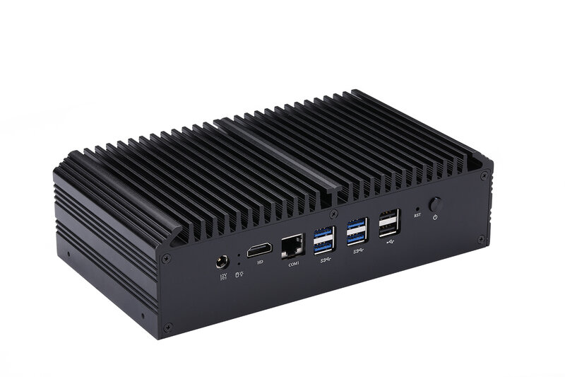 Qotom-Mini ordinateur de passerelle de sécurité, appareil Celeron Core i3 i5 8 Lan 6 COM, Q818GEX Q838GEX Q858GEX S13