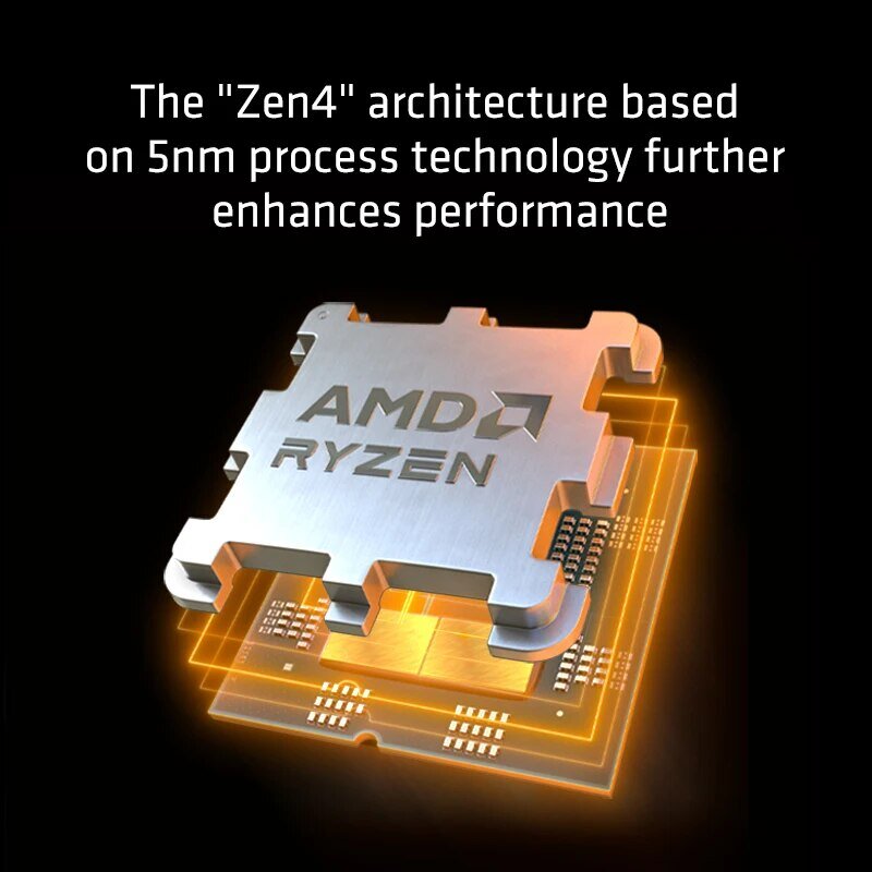 AMD-Processeur de bureau Ryzen 7 7800X3D, 8 cœurs, 16 fils, 4.2GHz, DDR5 5200, 120W, prise AM5, processeur CPU, puces intégrées, GPU
