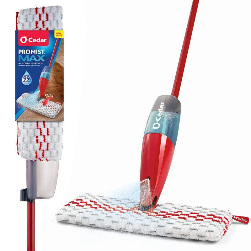 Microfiber Spray Mop, Reusable and Machine Washable Mop Pad