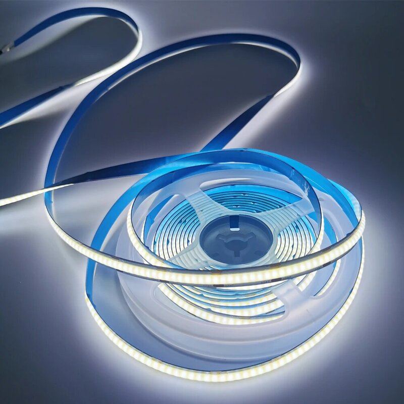 Zigbee-Impermeável LED Strip Lights para quarto, alta densidade, COB flexível, luzes de corda inteligentes para SmartThings, Alexa, DC12V, 1m-5m, 320LEDs