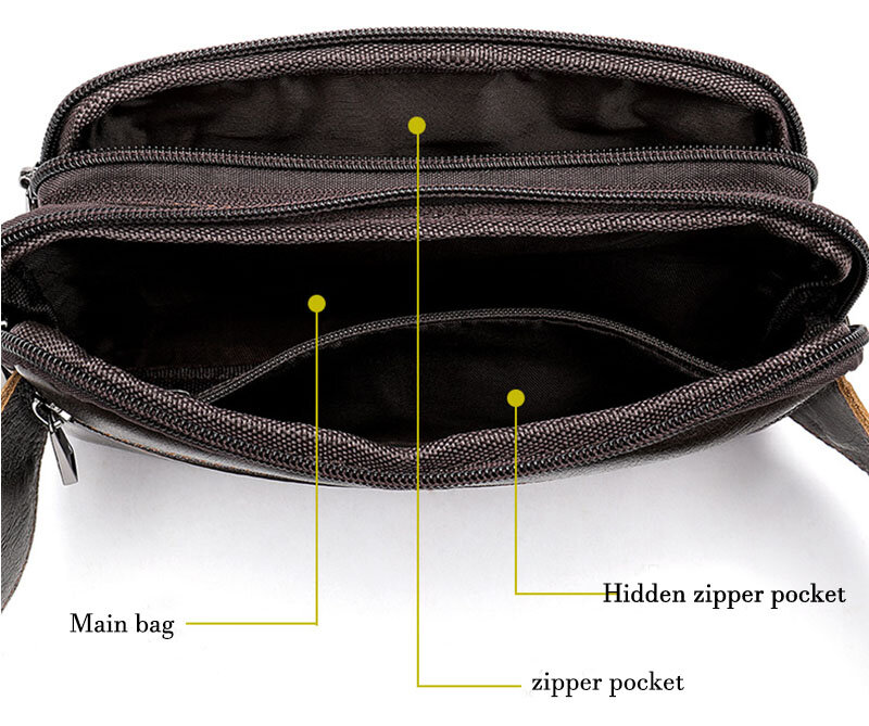 leather men waist pack fashion fanny pack for cell phone male crazy horse leather chest bag belt bag small shoulder bag
