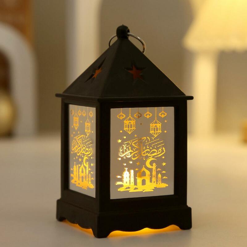 Lampe LED Eid Mubarak pour décor de fête musulmane islamique, veilleuse de chambre, décor de festival du Ramadan, 2024