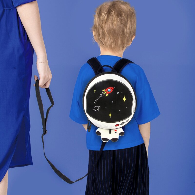 Plecak dla dzieci smycz zabezpieczająca anty-zgubiony maluch Mini astronauta torba dla chłopców dziewcząt