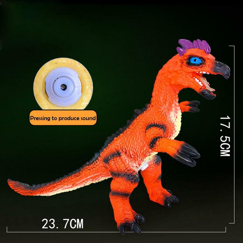 Model hewan simulasi dinosaurus lembut Gel suara aksesoriopteryx dinosaurus hadiah dan mainan anak-anak dunia aman material Z5M2