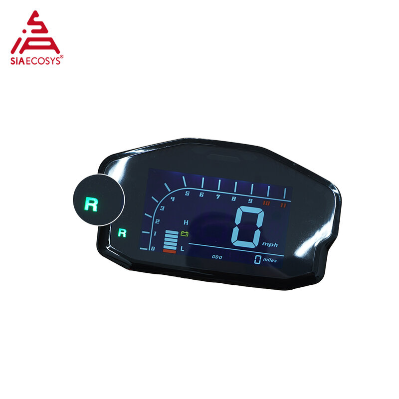 SiAECOSYS New DKD LCD-M Speedometer with LIN/CAN-BUS Optional Communication For Electric Scooter and Motorcycle