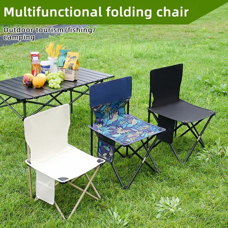 Travel Outdoor Camping Foldable Chair Portable Oxford Cloth ultra light Beach BBQ Hiking Picnic Seat Fishing Tools Chair