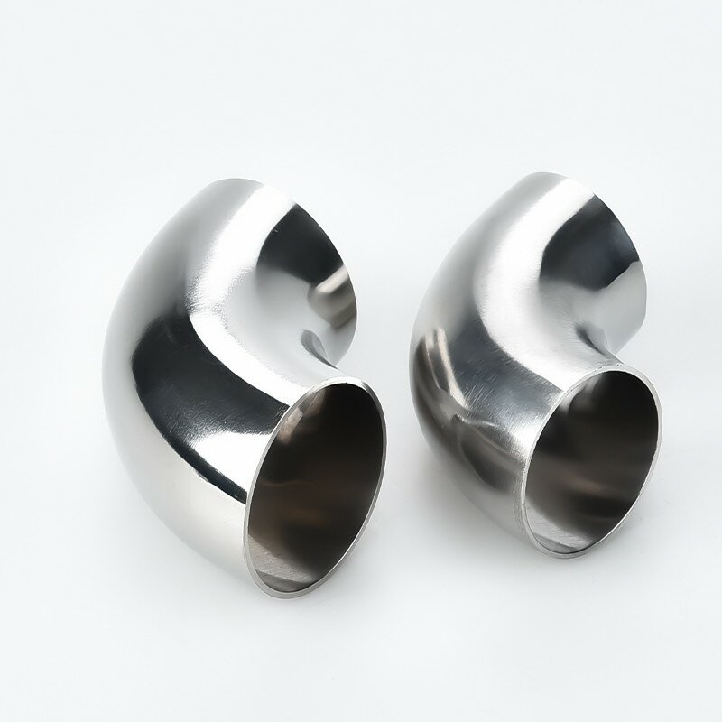 O/D 12.7/16/19/25/32/38/45/51/57/63/76/89/102/108mm 304 Stainless Steel Elbow Sanitary Welding 90 Degree Pipe Fittings