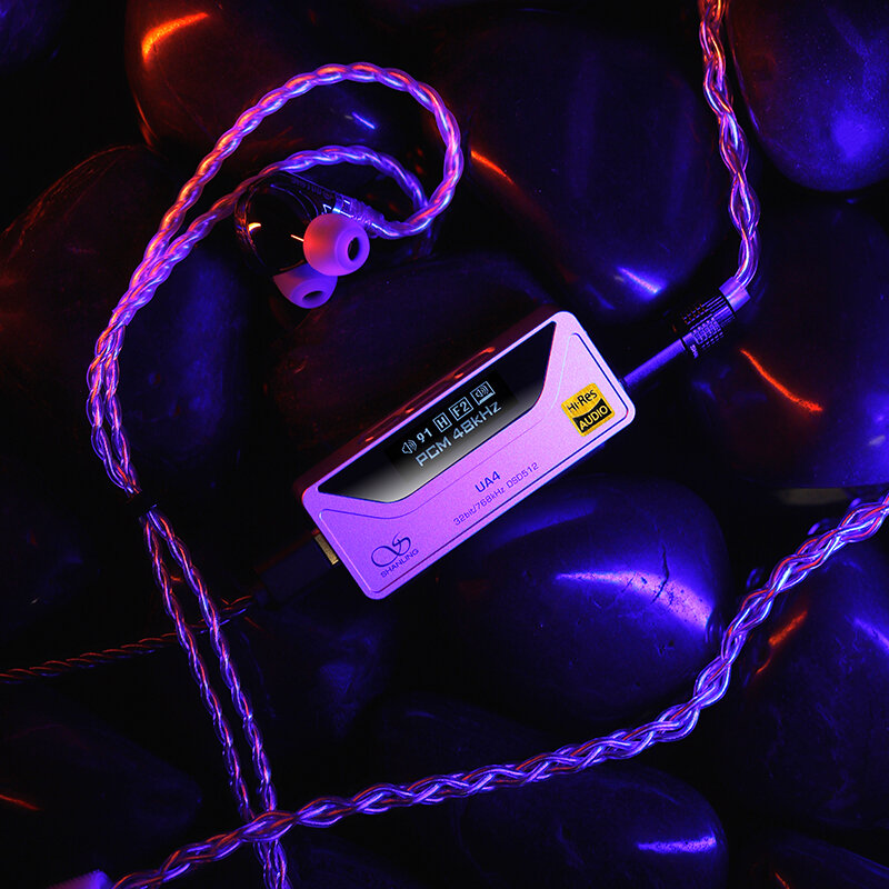 SHANLING-Radiateur USB Portable UA4 MQA, Amplificateur de Téléphone Sauna, Audio Hi-Res ES9069Q, 2 Puces RT6863, PCM768, DSDorg3.5, Sortie 4.4mm
