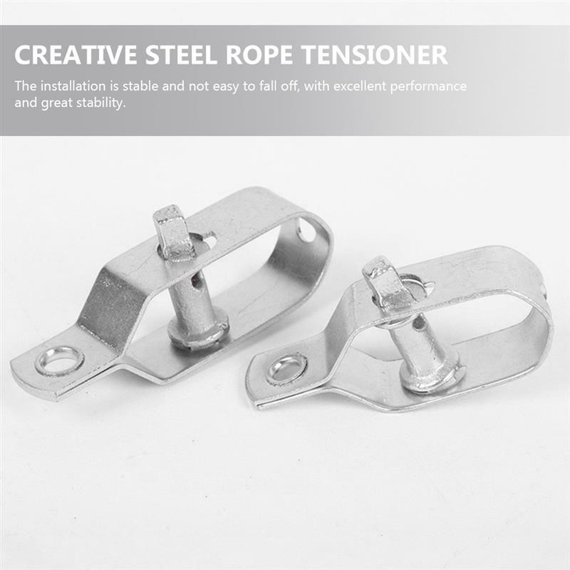 5Pcs Professional Cable Tensioners Heavy Duty Cable Tighteners Steel Tensioners Wire Rope Tension Tool for Outdoor Garden