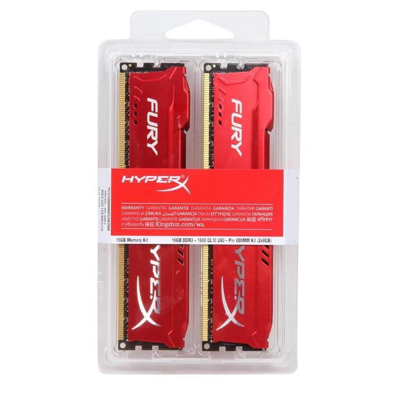 Kingston-Kit de Memoria RAM DDR3, 8GB, 16GB (2x8GB), 1600MHz, 1333MHz, 1866MHz, 2133MHz, 2400MHz, 1,5 V, DIMM, PC3-12800, 14900