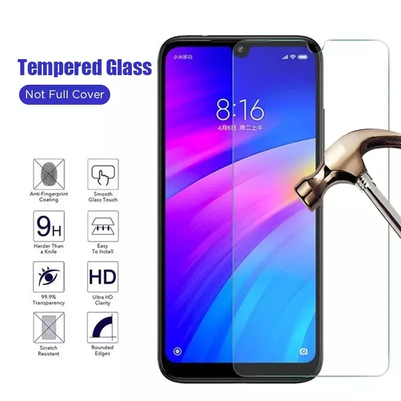 2PCS Screen protector for Redmi note 12 11 Pro Plus 5G 10 Pro 9 8 12S 11S 10S 9S 9T 9C Tempered glass for Redmi 12 12C 10C glass
