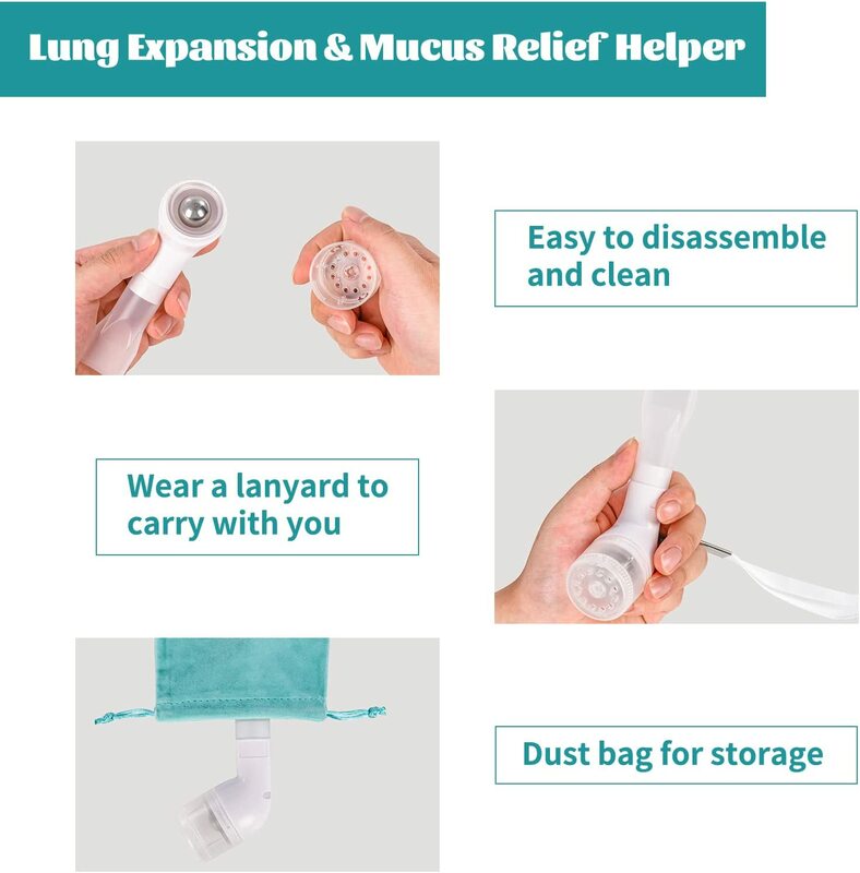 Erste Hilfe im Freien Handheld Lungen atmung Trainer Atem übungs instrument tragbare Luft Atem übung Lunge