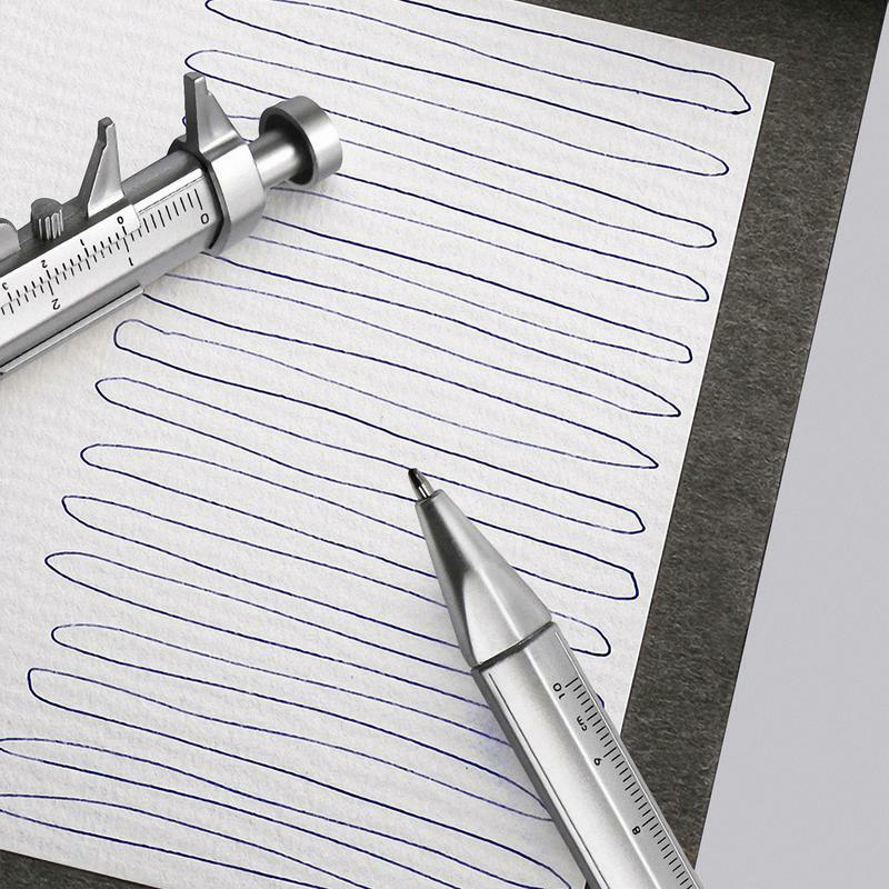 다기능 켈리퍼 볼 포인트 젤 잉크 펜, 버니어 켈리퍼 롤러 볼펜, 창의적인 문구, 0.5mm 볼펜