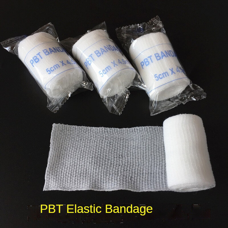 PBT Elastic First Aid Kit, Gaze Rolo, Molho, Cuidados de Emergência de Enfermagem, 4,5 m, 6pcs