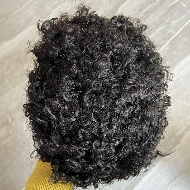 Мужской парик Q6 из швейцарского кружева с искусственной спинкой 15 мм, дышащий сменный парик для протеза капиллярного волоса, натуральный парик