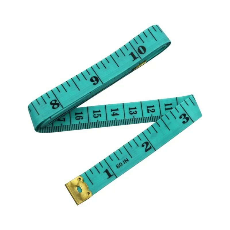 Regla de medición corporal de 1,5 m, cinta métrica de sastre de costura, Mini regla plana suave, medidor de centímetro, cinta métrica de costura