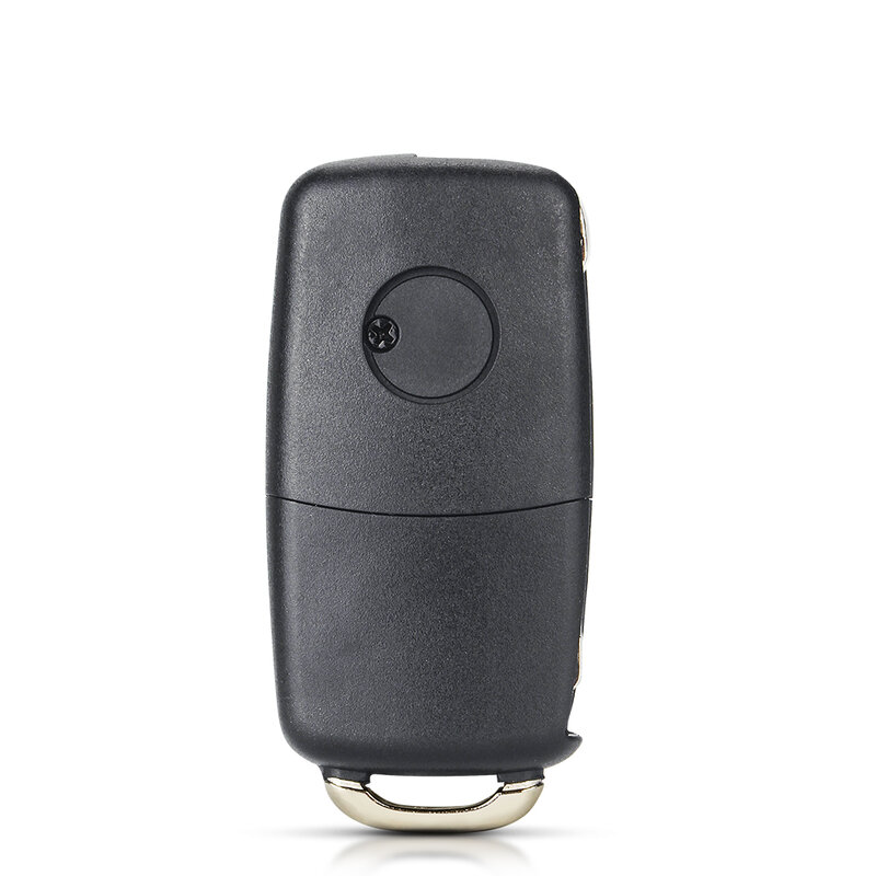 KEYYOU-carcasa de llave de coche plegable con tapa remota, 2 botones, para VW Volkswagen MK4 Bora Golf 4 5 6 Passat Polo Bora Touran