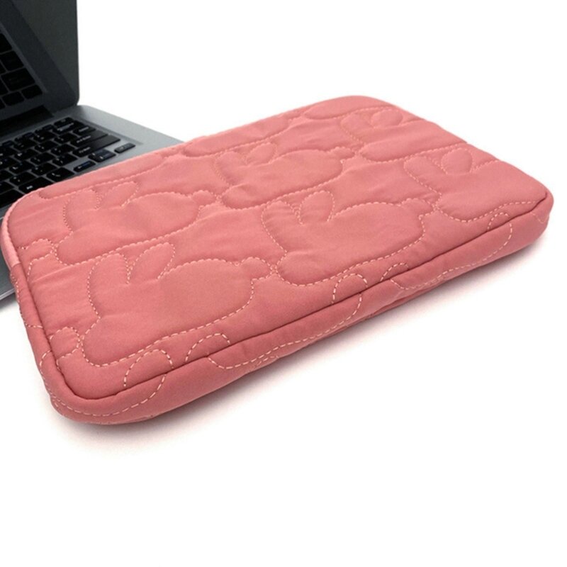 E74B 11 13 Zoll süße Kaninchen Laptop Sleeve Tasche Schutztasche Tablet Cover Notebook Aufbewahrungstasche für Frauen Mädchen
