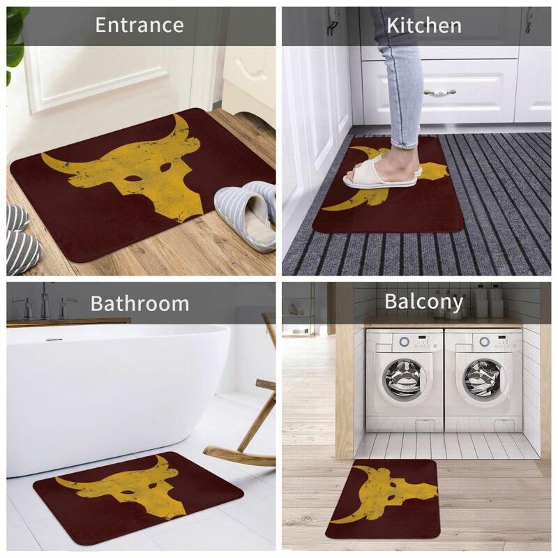 Brahma Bull The Rock Project Gym Doormat Kitchen Carpet Outdoor Rug Home Decoration