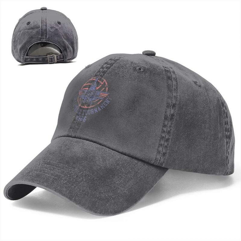 Top Gun Volleyball Tournament Baseball Cap Vintage Distressed Washed Snapback Cap Men Women Activities Adjustable Fit Caps Hat