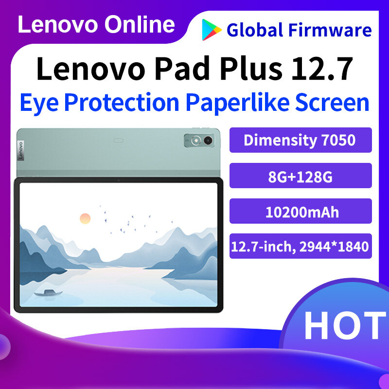 Global Rom Lenovo Xiaoxin Pad Plus 12.7-Inch Natuurlijk Licht Oogbescherming Anti-Glare Papier Groot Comfortabel Visueel