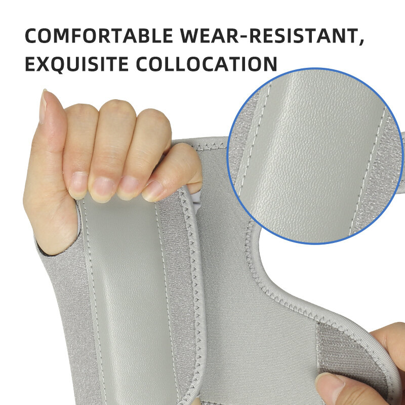 Protector de muñeca de cubierta de tendón, cómodo y transpirable, ajustable, antiesguince, fijo, placa de acero