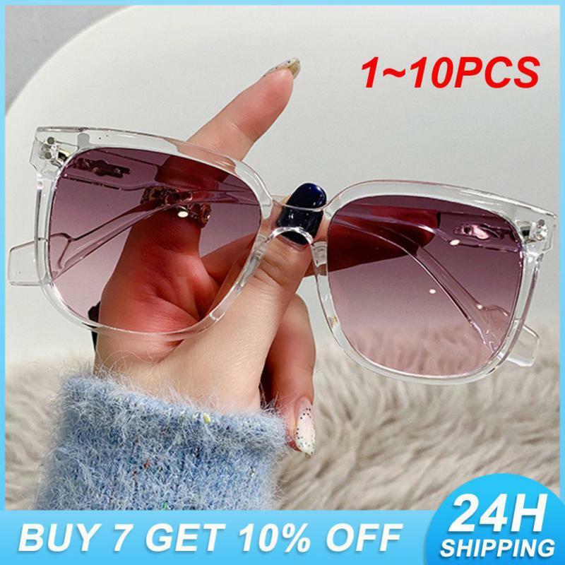 1~10PCS Uv Resistant Glasses Fashionable Personality Full Frame Glasses Street Clothing Glasses Comfortable To Wear Uv400