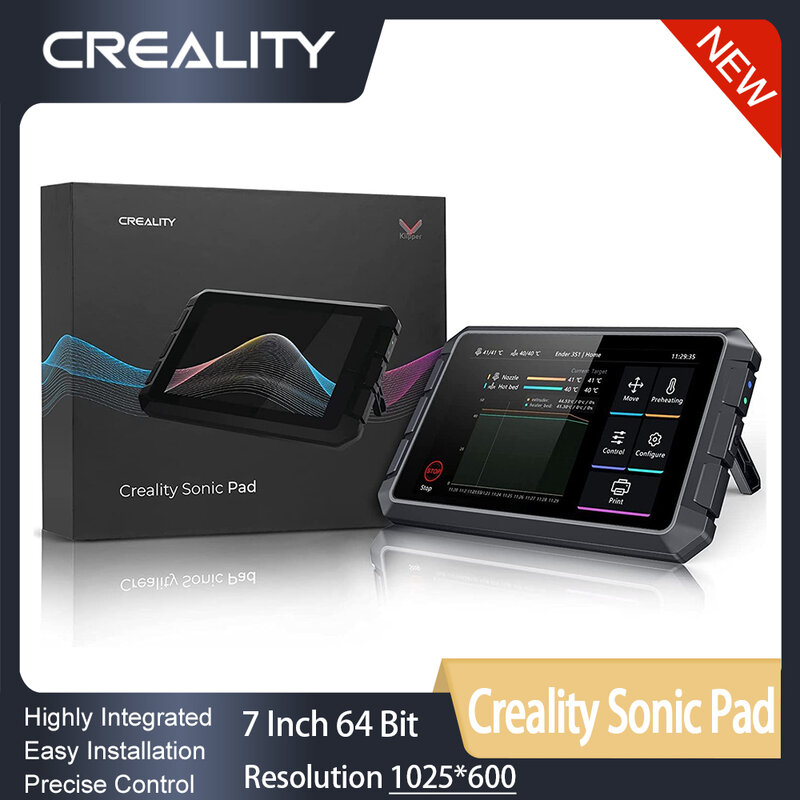Neue creality sonic pad original 7 zoll modell vorschau integrierte steuerung programmier bare makros ota & usb upgrade für fdm 3d drucker