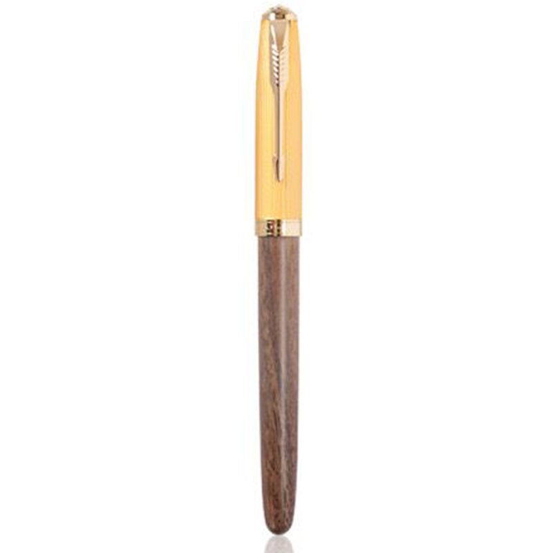 JINHAO 85 stile classico tutto acciaio/legno/plastica penna stilografica 0.38mm 0.7mm pennino inchiostro penne scuola forniture per ufficio studenti stazionario
