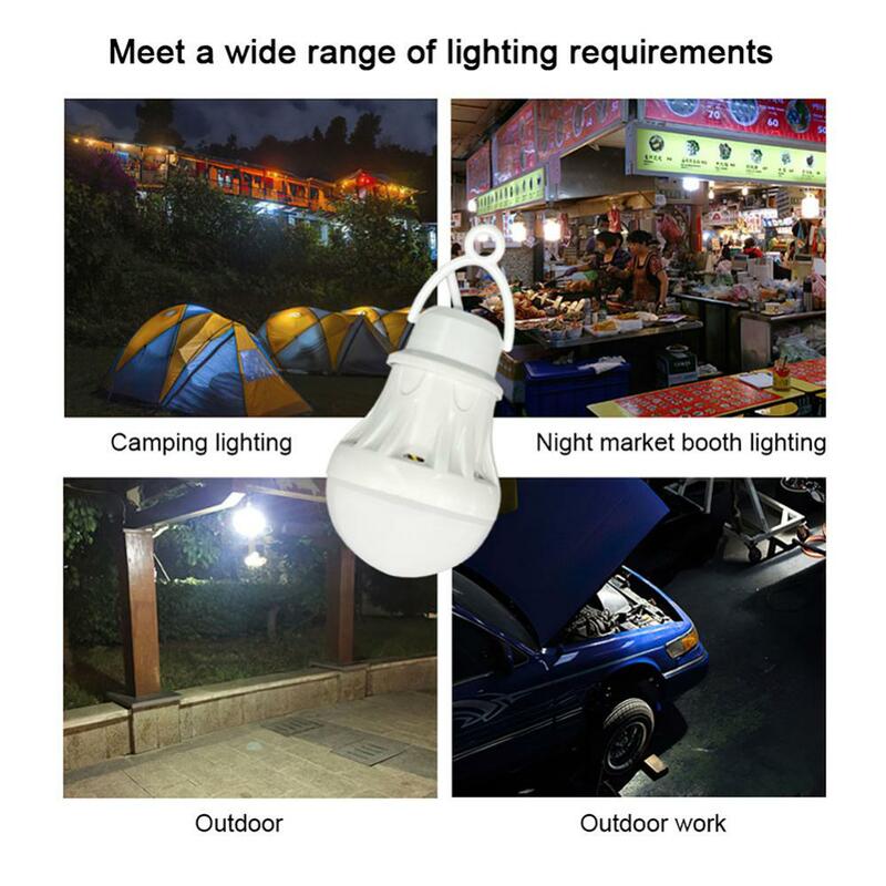 USB LED Light Bulb Portable Camping Light Mini Light Bulb 5V Power Book Light Student Study Table Lamp Outdoor Fishing Lighting